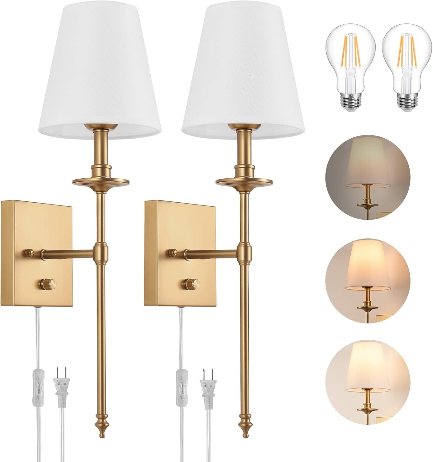 Brass Sconces