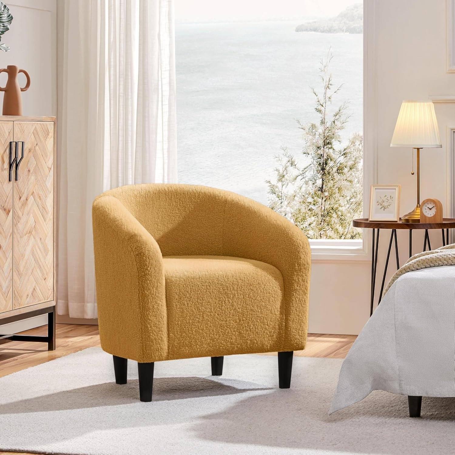 Boucle Accent Chair