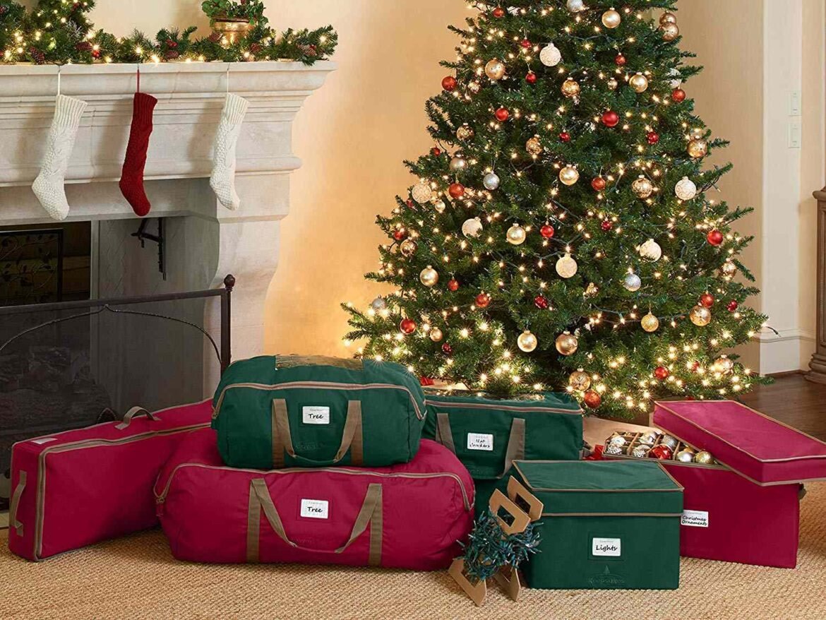 Elegant Storage Solutions for Your Artificial Christmas Tree