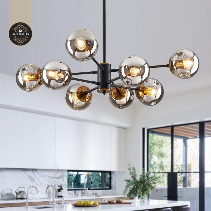 8-Light Sputnik Chandelier