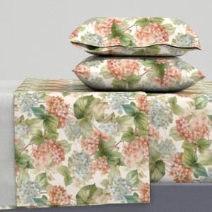 Sheet Set in Blooming Cottage Whimsy Floral & Plant Tapestry