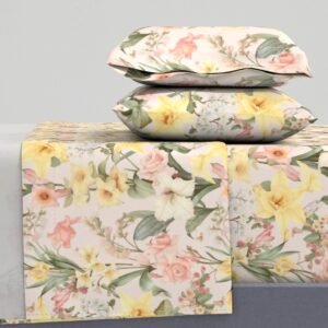 Sheet Set in Sunshine Blooms A Tapestry of Yellow Petals