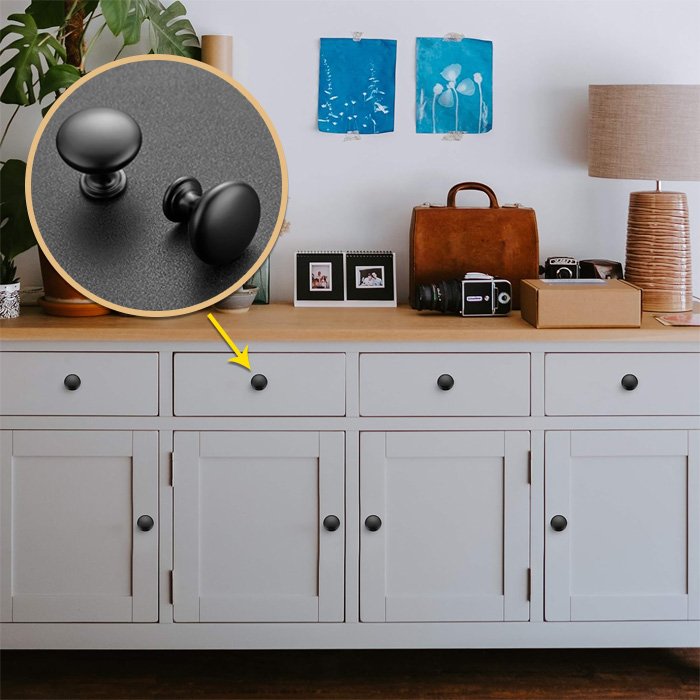 Matte Black Knobs