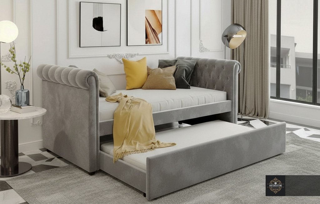 Luxurious Modern Upholstered Daybed
