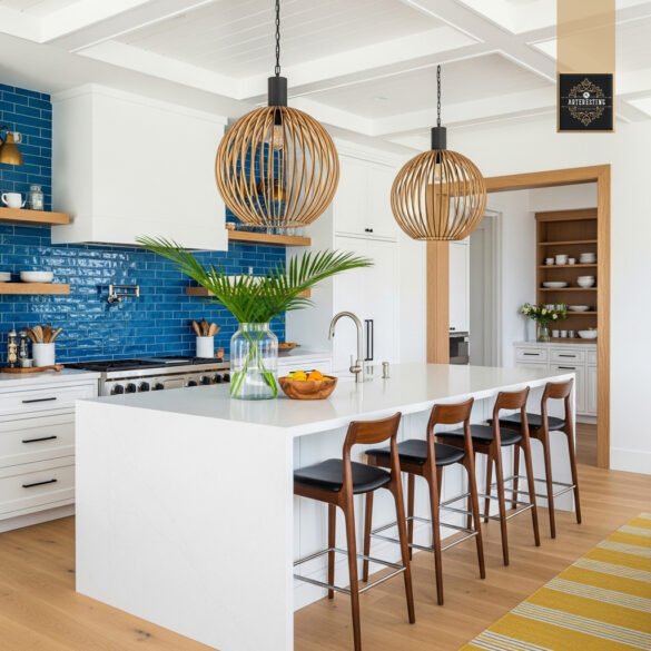 The Timeless Allure of Waterfall Kitchen Islands in Modern Design ...