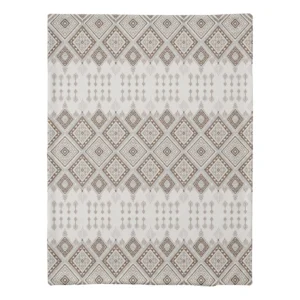 Desert Harmony Brown Moroccan Geometric Tribal Duvet Cover