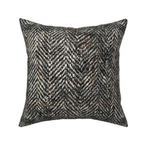 Throw Pillow in Autumn Harvest Plaid Tweed
