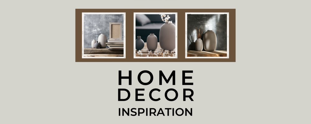 Gray and Brown Hpme Decor Mininmalist Elegant Simple Aesthentic and Beauty Banner